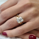 4 carat Radiant Cut Engagement Ring, Kim Image