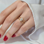 Split Shank Pear Engagement Ring Image