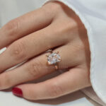 Radiant Cut Cathedral Engagement Ring, Corine Image