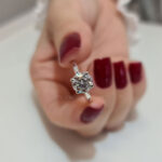 2 carat Round Cut Solitaire Engagement Ring, Alessa Image