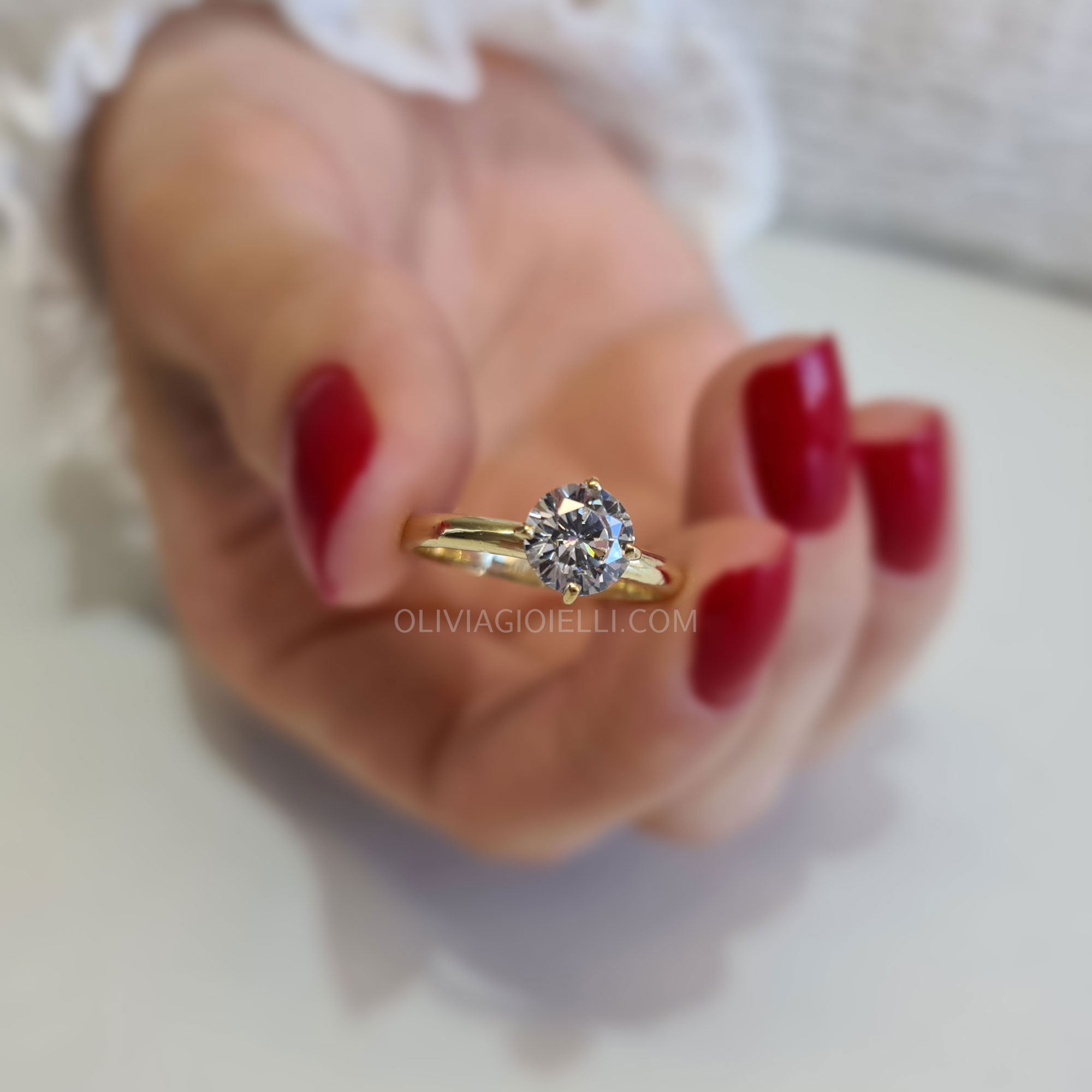 Classic Solitaire Proposal Ring