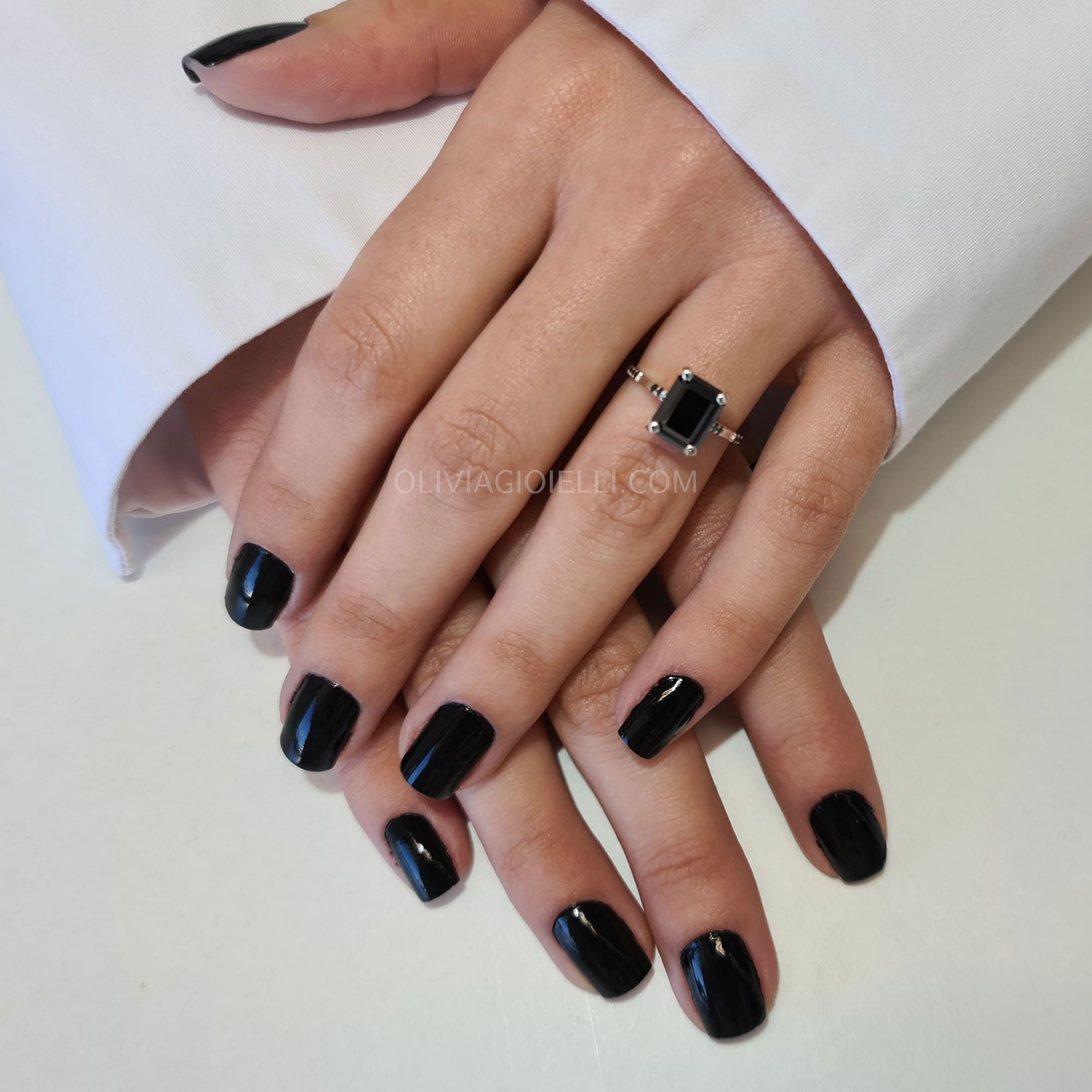 Black Diamond Engagement Rings for Her