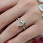 2 carat Marquise Engagement Ring, Anabel Image