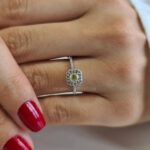 Fancy Yellow Diamond Engagement Ring Image